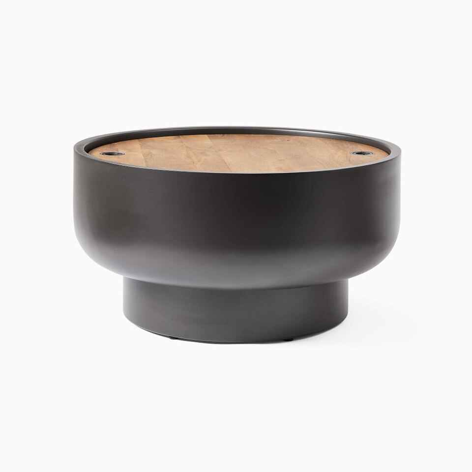 Drum Storage Coffee Table (81 cm) West Elm Australia